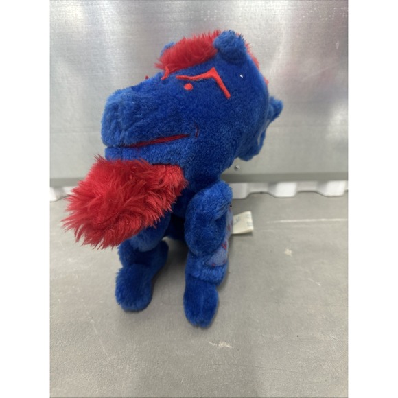Vintage Chicago, Depaul University Demon Mascot, Plush Stuffed Animal Blue & Red - Picture 3 of 7